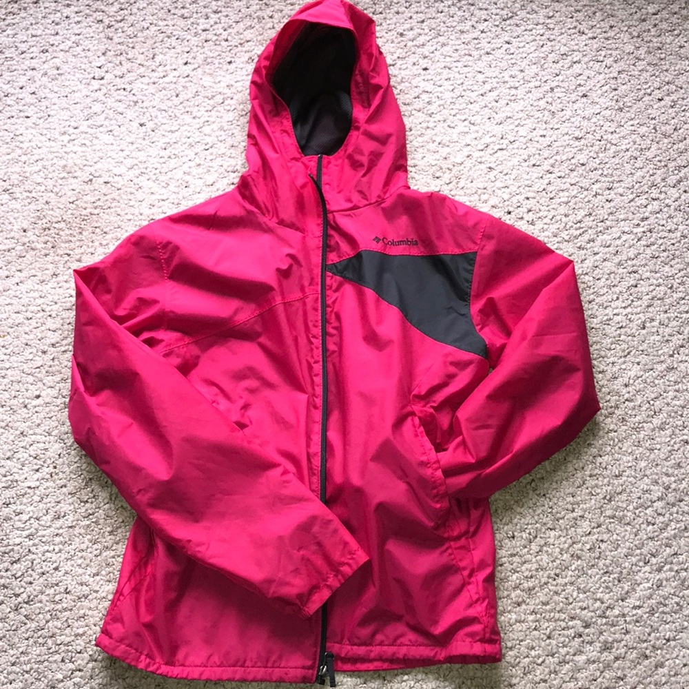 Women’s Pink Columbia Rain Jacket XL